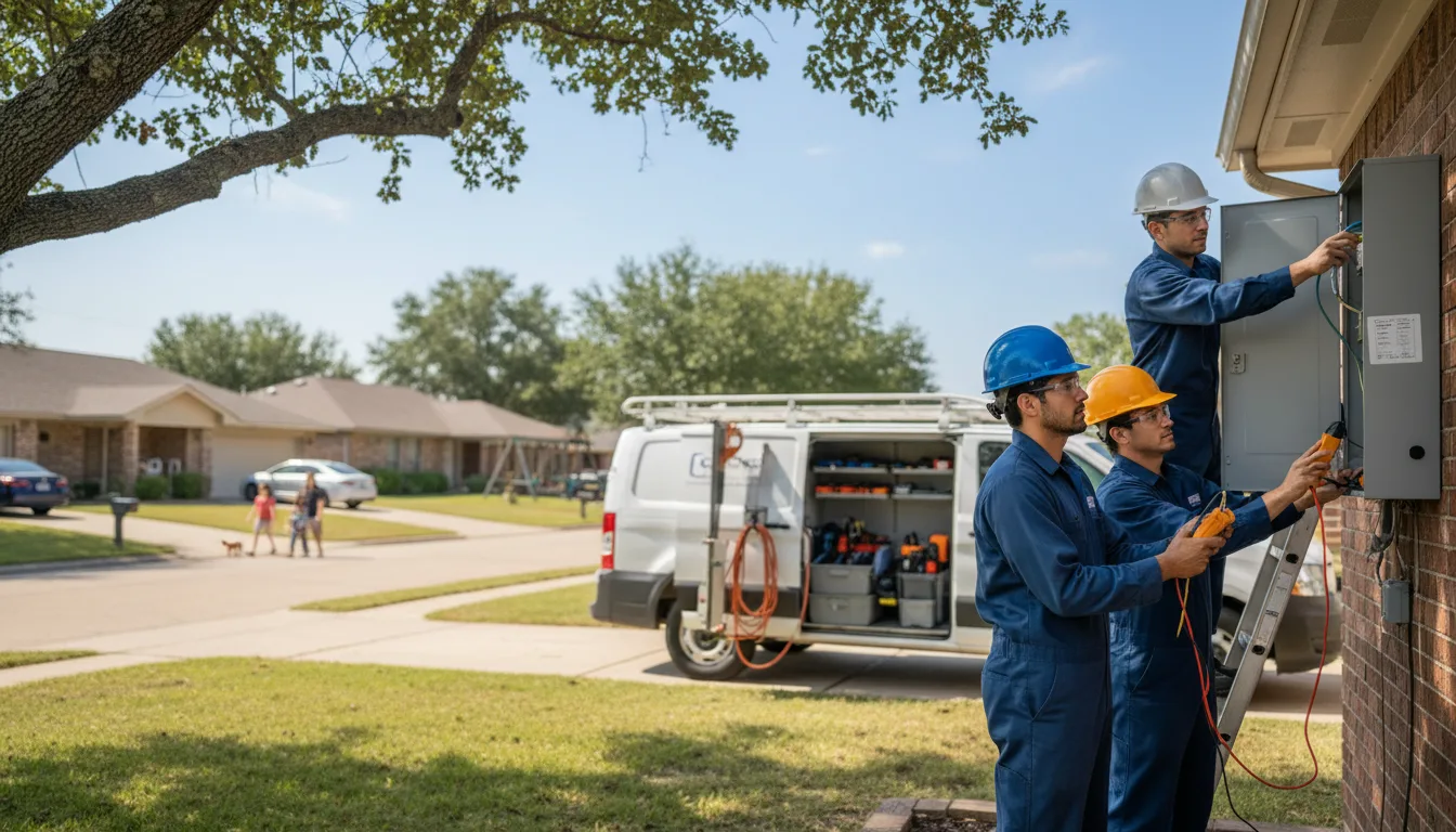 Certified electrician providing emergency electrical services in Pennington, MN